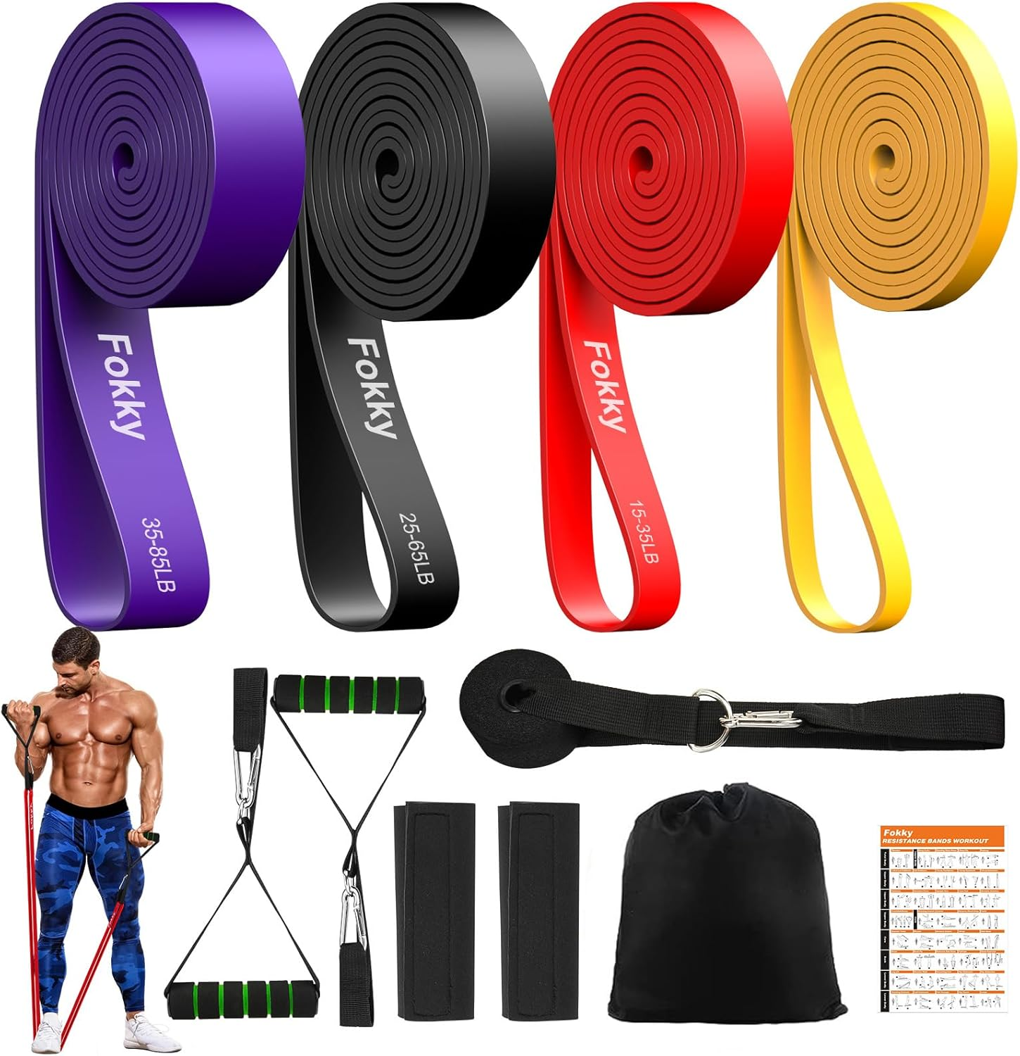 Fokky Fitness Resistance Bands Set